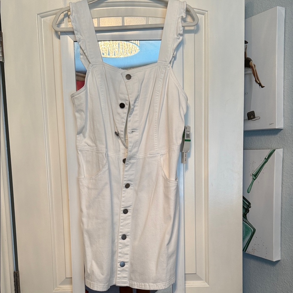 Tinseltown White Denim Dress